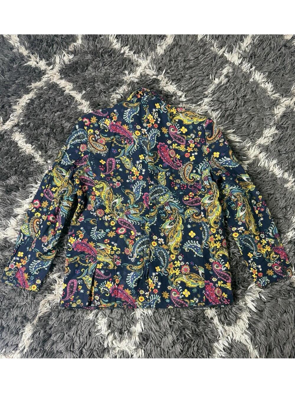 Cesnleoik Blazer Men's 3XL Paisley/Floral Sport Jacket/Shirt Slim Fit NWT - Picture 8 of 11